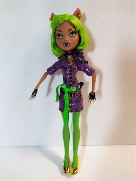 monster high doll green hair|More.